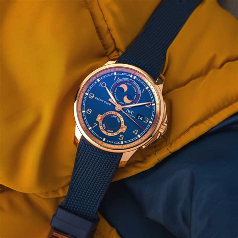 iwc moon and tide|iwc yacht club watch.